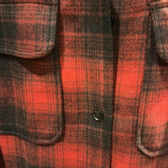Banana Republic Long red plaid flannel Shacket Size XL - Picture 3 of 10
